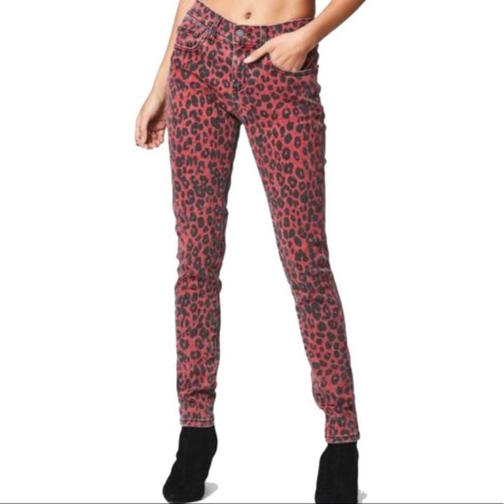 🤍NEW! Carmar Leopard RYAN slim mid-rise jeans Size 25 - Picture 5 of 9